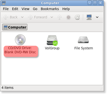 Linux File Explorer Screenshot