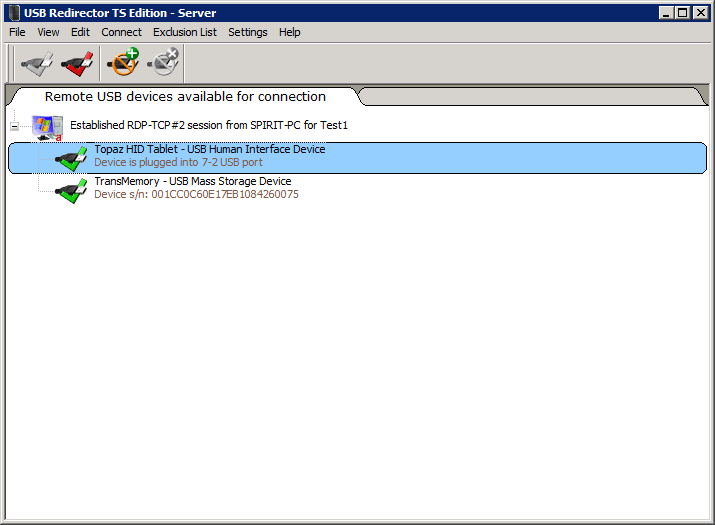 USB Redirector TS Edition