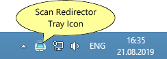 Scan Redirector RDP Edition (Server Part) system tray icon