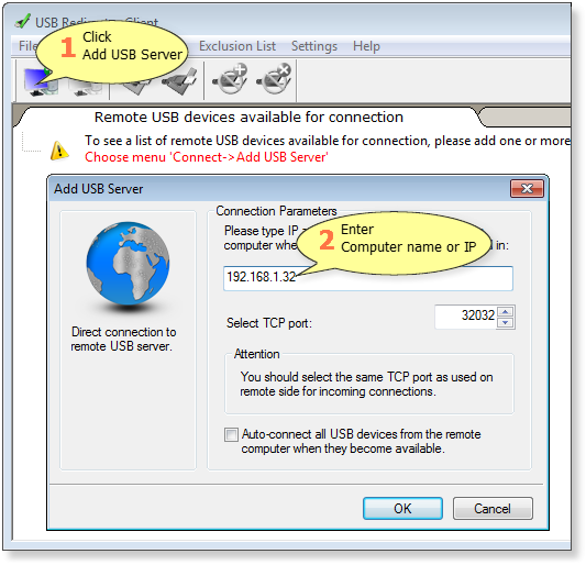 skyde controller Etablere USB Redirector - USB over Network - USB over IP - USB over Ethernet -  IncentivesPro