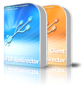 USB Redirector and USB Redirector Client boxshot
