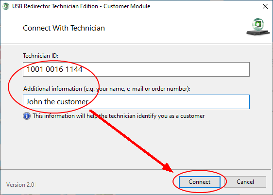 usb redirector technician edition port foward