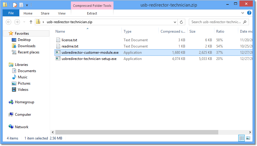 usb redirector main software module is not loaded